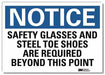 Notice Sign 5inx7in Reflective Sheeting