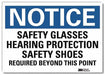 Notice Sign 5 in x 7 in Rflct Sheeting