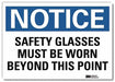 Notice Sign 7inx10in Reflective Sheeting