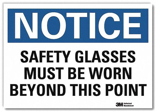 Notice Sign 10inx14in Reflctv Sheeting