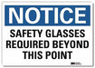 Notice Sign 7inx10in Reflective Sheeting