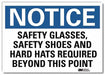 Notice Sign 5 in x 7 in Rflct Sheeting