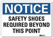 Notice Sign 7 in x 10 in Rflct Sheeting