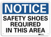 Notice Sign 10 in x 14 in Aluminum