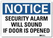 Notice Sign 10x14in Reflective Sheeting