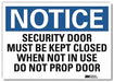 Notice Sign 7inx10in Reflective Sheeting