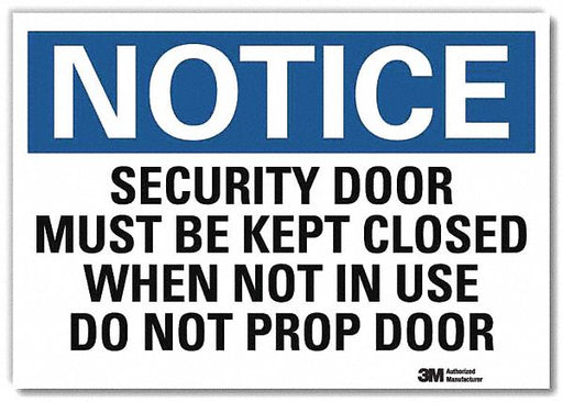 Notice Sign 10x14in Reflective Sheeting