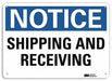 Notice Sign 7 in x 10 in Aluminum