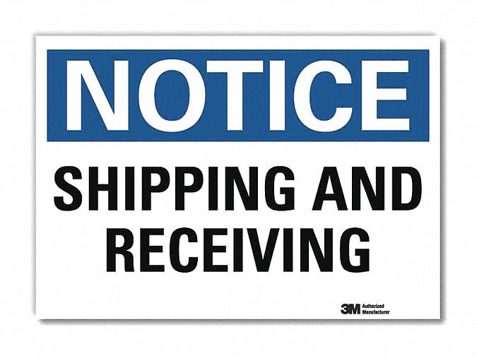 Notice Sign 7inx10in Reflective Sheeting