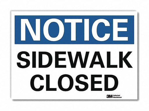 K3078 Rflctv Pedestrian Trfc Label 10x14in