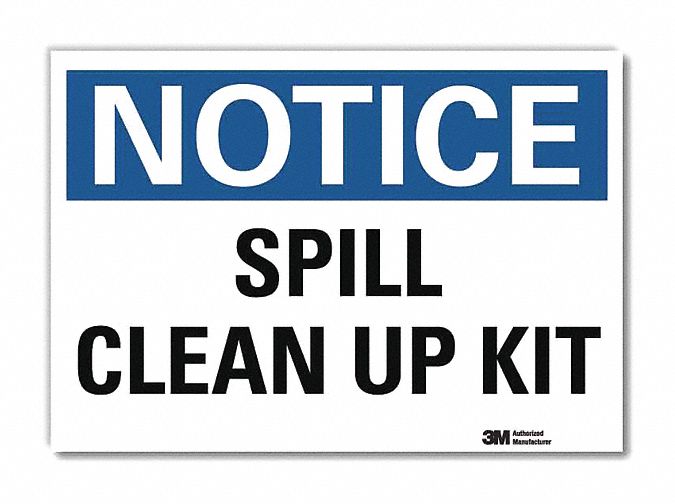 Notice Sign 5inx7in Reflective Sheeting