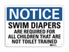 Notice Sign 7 in x 10 in Aluminum