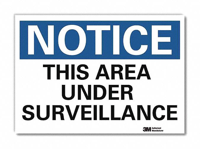 Notice Sign 7inx10in Reflective Sheeting