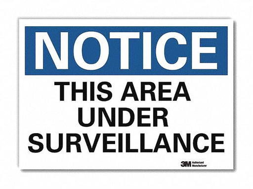 Notice Sign 5inx7in Reflective Sheeting