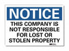 Notice Sign 10x14in Reflective Sheeting