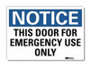 Notice Sign 5inx7in Reflective Sheeting