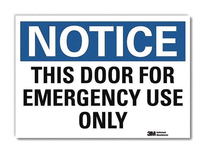 Notice Sign 7inx10in Reflective Sheeting
