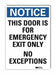 Notice Sign 7inx5in Reflective Sheeting