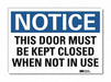 Notice Sign 10x14in Reflective Sheeting