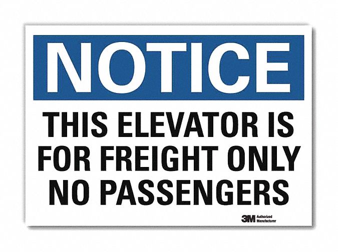 Notice Sign 10 in x 14 in Rflct Sheeting
