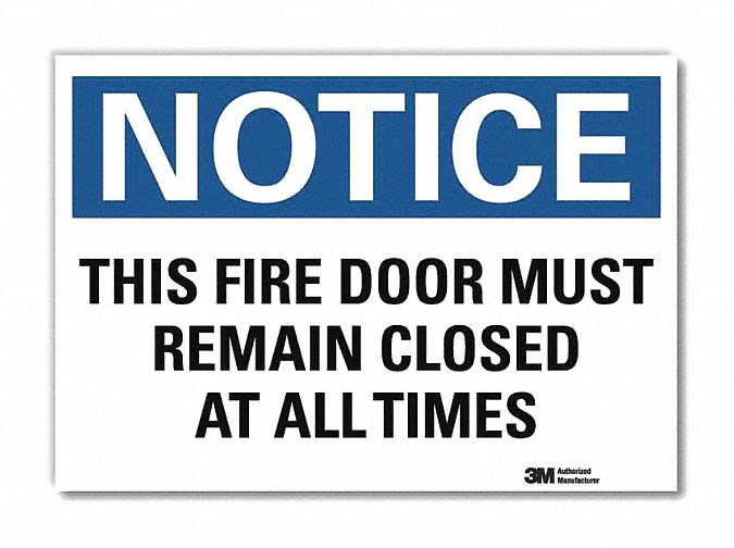 Notice Sign 10x14in Reflective Sheeting