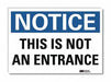 Notice Sign 10x14in Reflective Sheeting