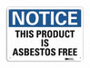 Notice Sign 10 in x 14 in Plastic