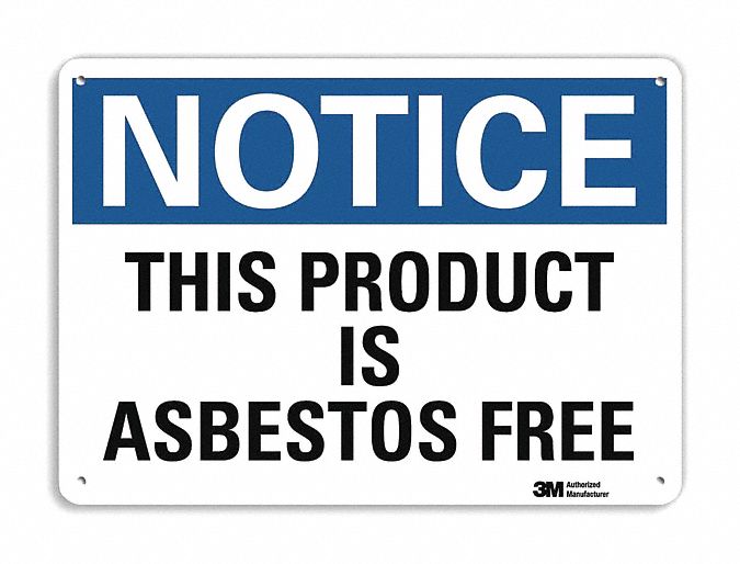 Notice Sign 7 in x 10 in Aluminum