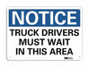 Non-Rflct Loading Unloading Sign 7x10in