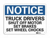 Notice Sign 7 in x 10 in Aluminum