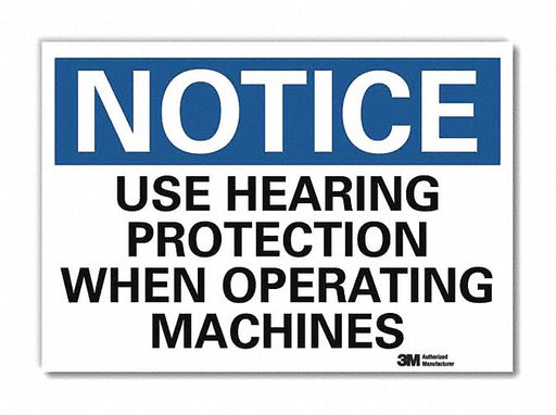 Notice Sign 5inx7in Reflective Sheeting