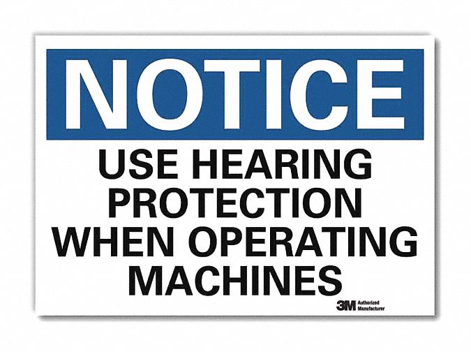 Notice Sign 5inx7in Reflective Sheeting