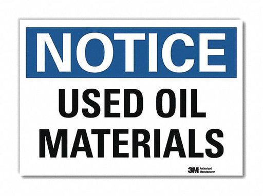 Notice Sign 7inx10in Reflective Sheeting