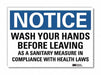 Notice Sign 5inx7in Reflective Sheeting