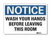 Notice Sign 7inx10in Reflective Sheeting