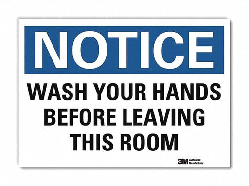 Notice Sign 7inx10in Reflective Sheeting