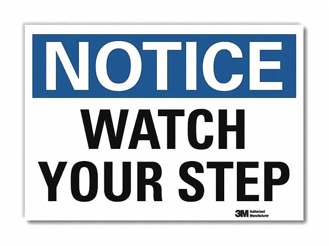 Notice Sign 7inx10in Reflective Sheeting