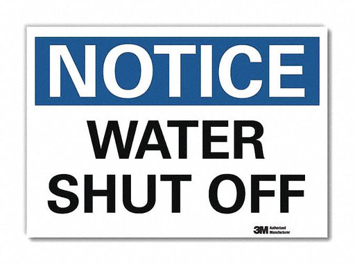 Notice Sign 10x14in Reflective Sheeting