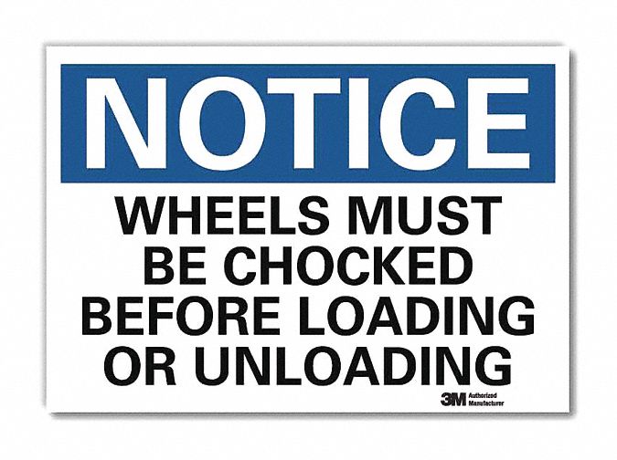 Notice Sign 10inx14in Reflctv Sheeting