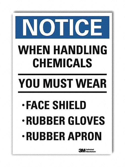 Notice Sign 10inx7in Reflective Sheeting