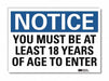Notice Sign 5 in x 7 in Rflct Sheeting