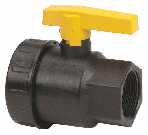 Manual 2-Way Ball Valve NPT Polypro
