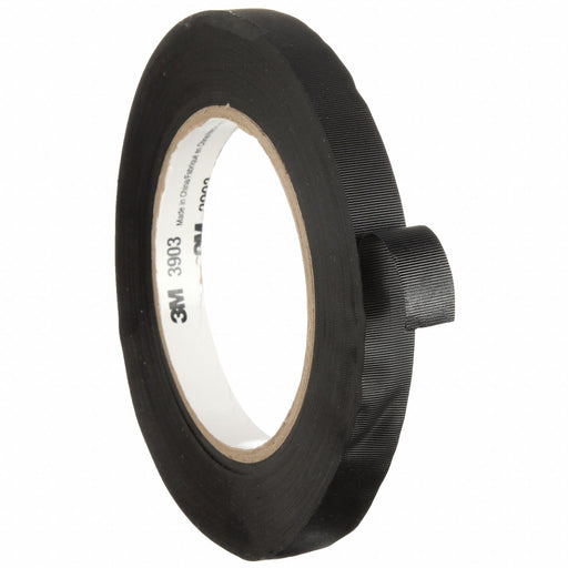 Duct Tape Black 1/2 in x 50 yd 6.5 mil