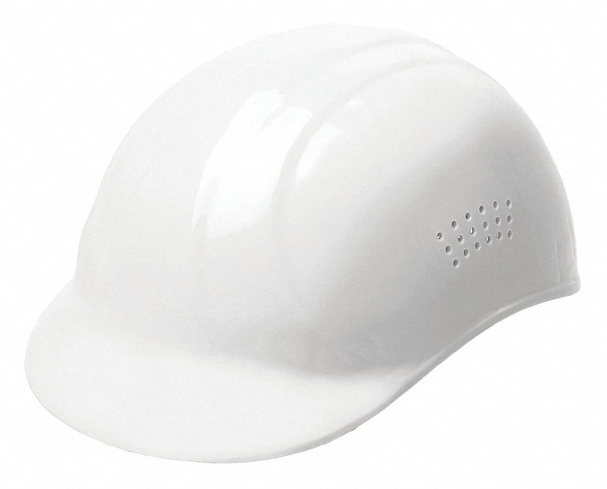 J5343 Bump Cap Baseball Pinlock White