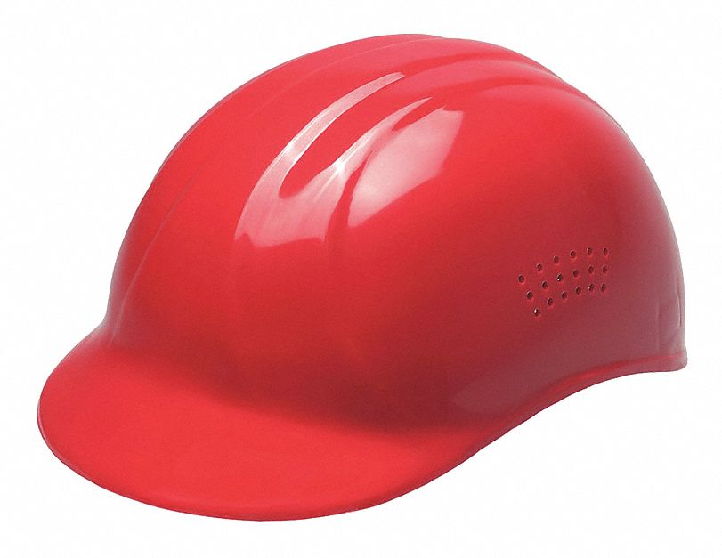 J5343 Bump Cap Baseball Pinlock Red