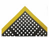 Drainage Mat Black wYlwBrdr 2ft4 x3ft4 