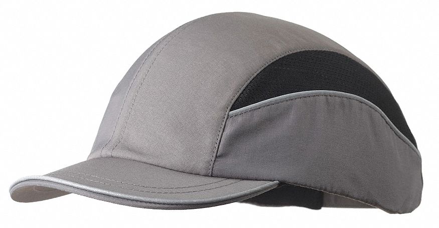 G7578 Bump Cap Baseball Hook-and-Loop Gray
