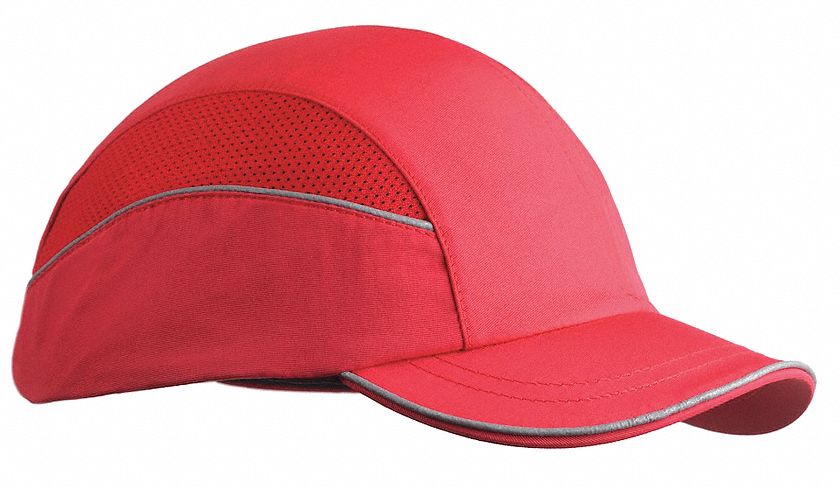 G7578 Bump Cap Baseball Hook-and-Loop Red