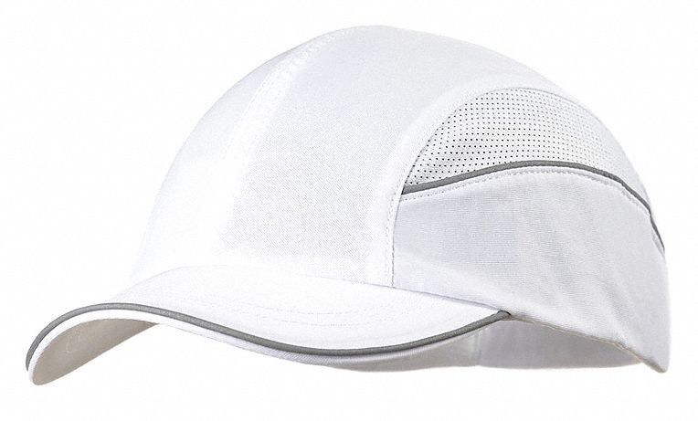 G7578 Bump Cap Baseball Hook-and-Loop White