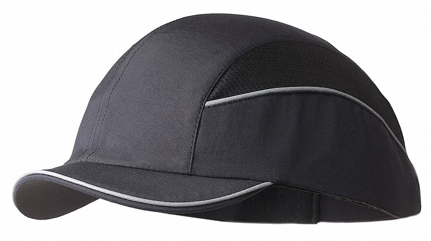 Bump Cap Baseball Hook-and-Loop Black